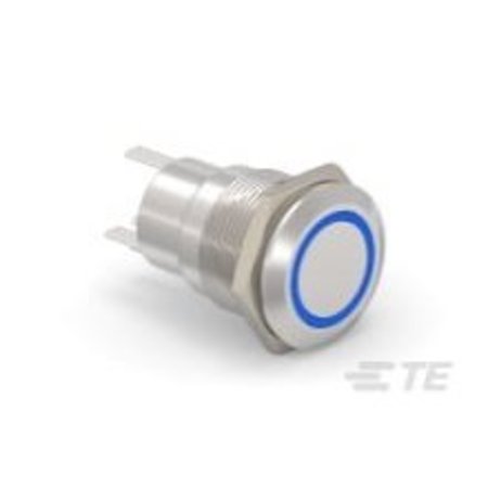 ALCOSWITCH AV19 SPL 5A FIX RING LED BLUE 24V AV1911R724Q04